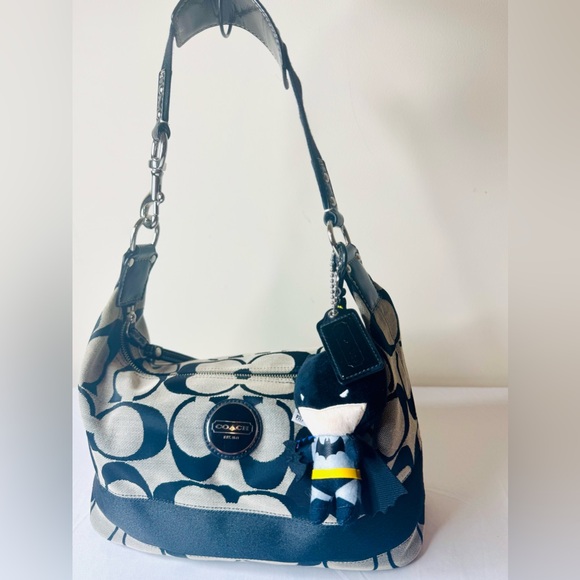 Coach hobo bag signature c Black and Gray Women's Bag - Picture 1 of 15